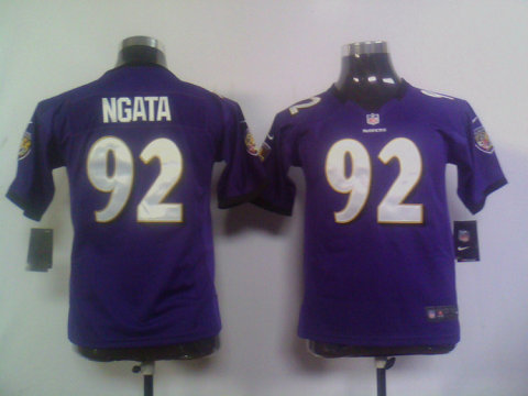 NFL Youth Jersey Nike Purple Baltimore Ravens 92 Oregon Haloti Ngata